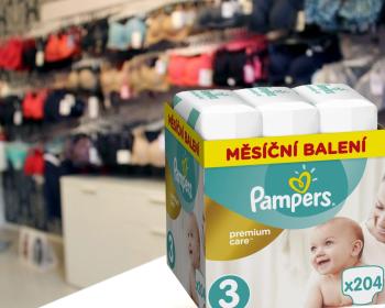 Soutěž o půlroční zásobu plenek Pampers premium care